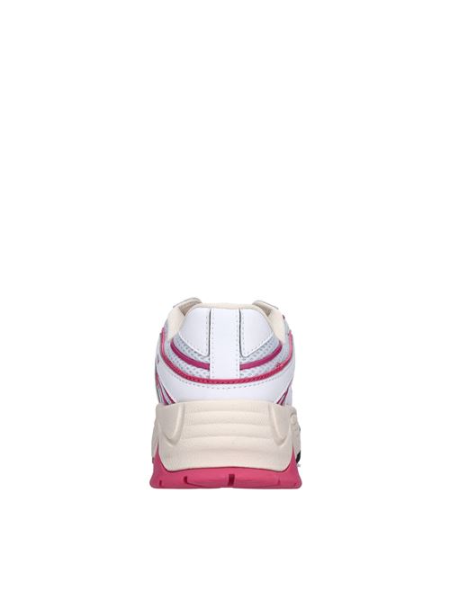 Sneakers in leather and fabric MSGM | 3441MDS701 340 15BIANCO FUXIA